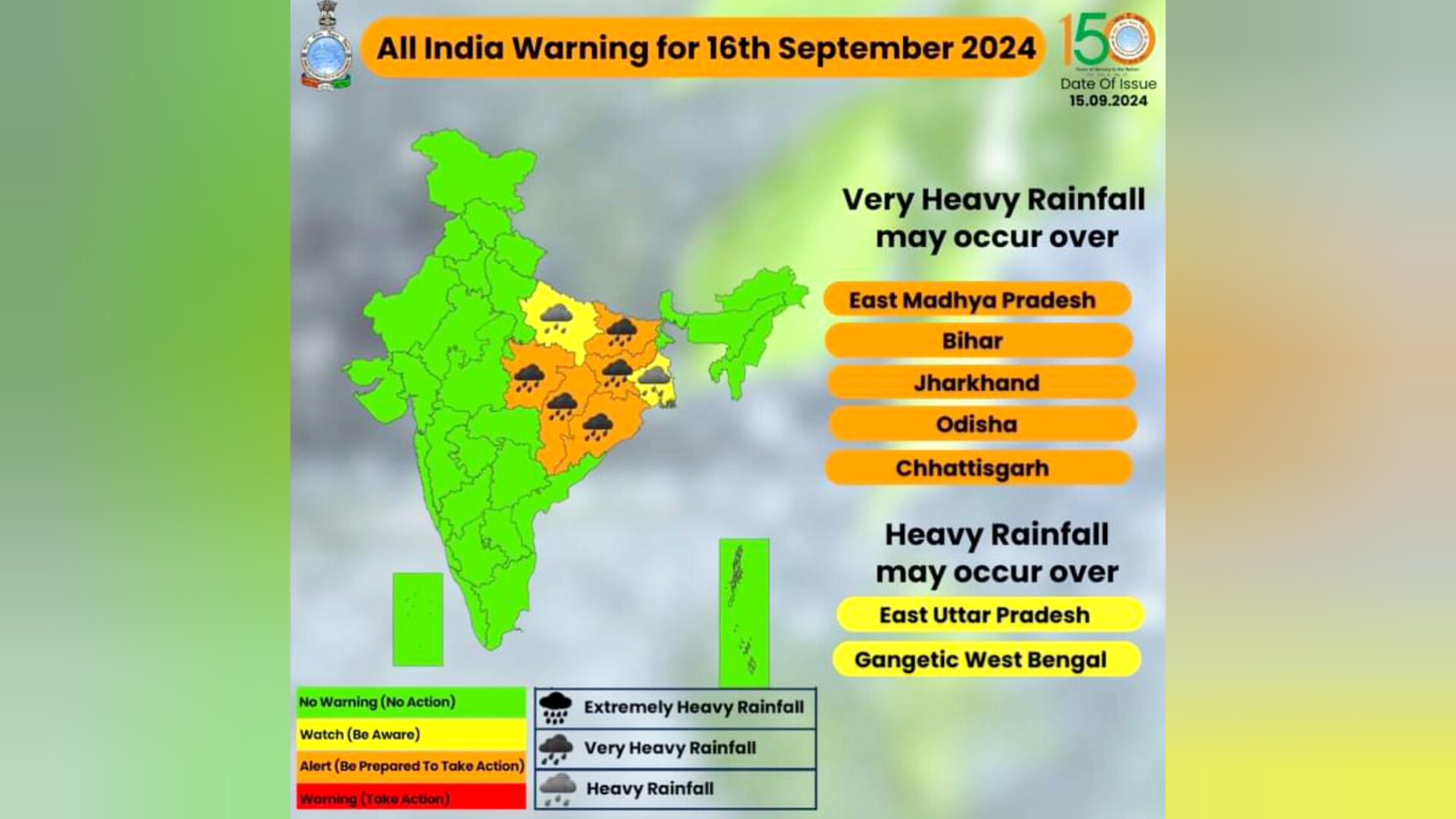 weather:बंगाल की खाड़ी में गहरा डिप्रेशन, मानसून सक्रिय